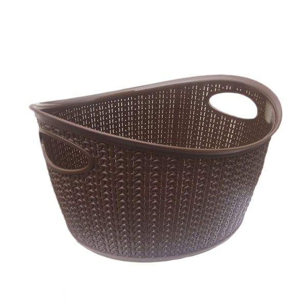 Кошик KNIT овальний, 9л Шоколад