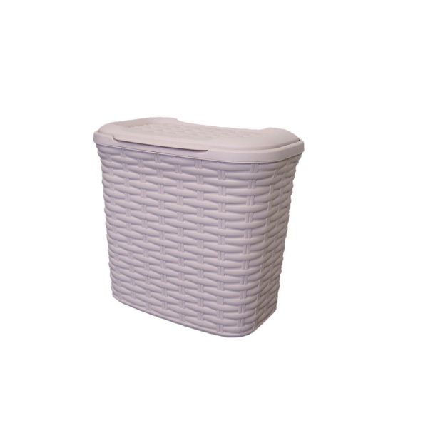 Кошик RATTAN прямокутний з кришкою, 7л Пурпурно-рожевий