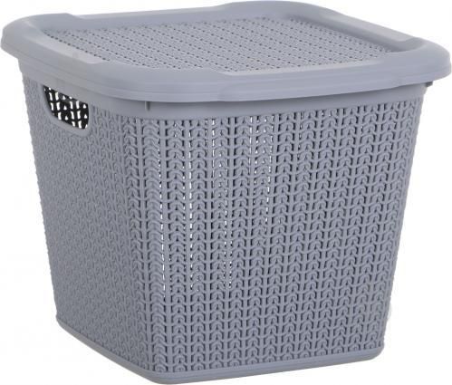Кошик універсальний 15л, 300х300х275мм Темно-сірий