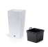 Горшок для цветов RATO Square 17 см H-32см Белый