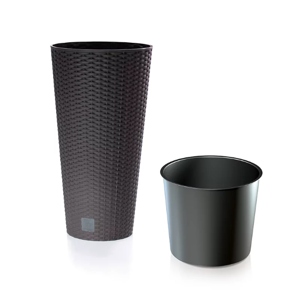 Горщик для квітів RATO Tubus 25 см, H-47,6 см Коричневий