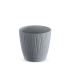 Горшок круглый Sandy P 13см Серый