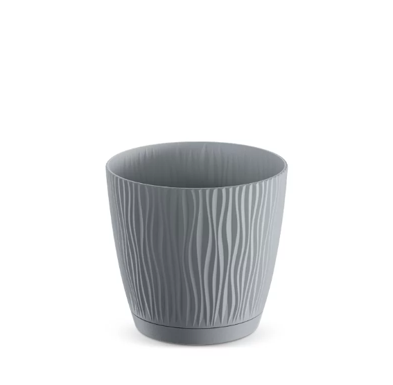 Горщик круглий Sandy P 19см Сірий