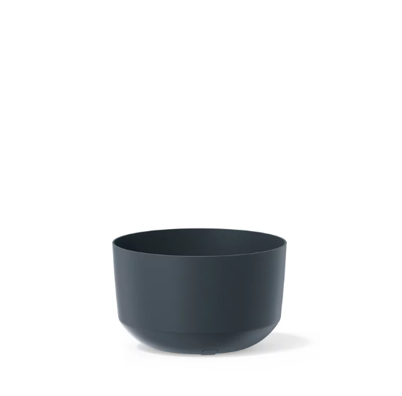 Горщик для квітів круглий GRACIA STANDART 35 см Антрацит