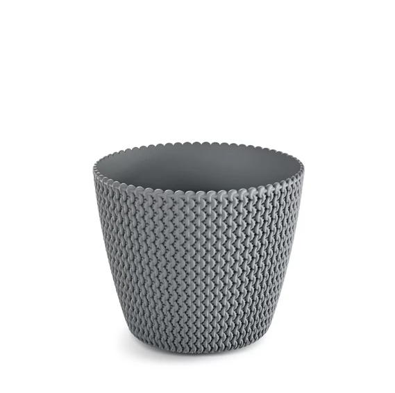 Горщик круглий Splofy 16см Сірий