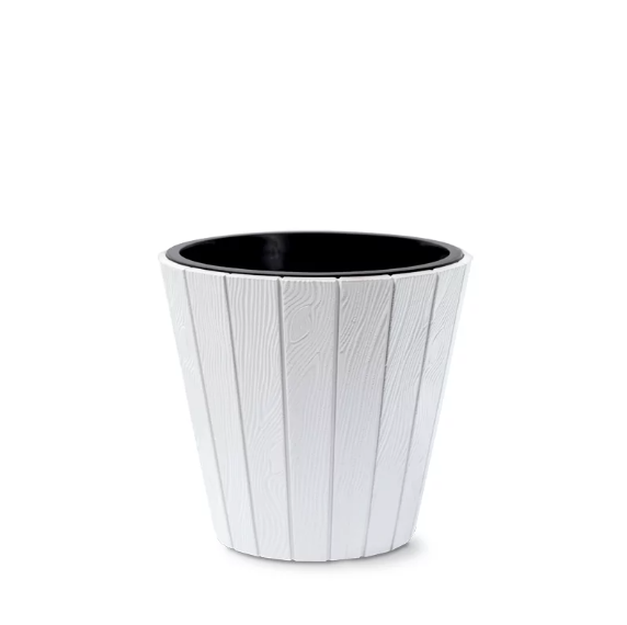 Горщик для квітів круглий Woode 49см Білий