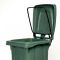 Сміттєвий бак Stefanplast Bidone carrellato 120 л з педаллю Зелений