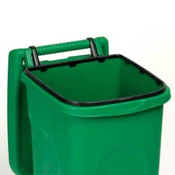 Сміттєвий бак Stefanplast Urban Eco System 80 л з педаллю Зелений