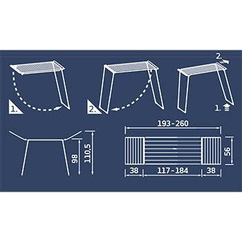 Підлогова сушарка Leifheit Classic Extendable 230 Solid
