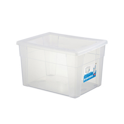 Ящик для зберігання з кришкою Stefanplast VISUALBOX 20л прозора (13055)