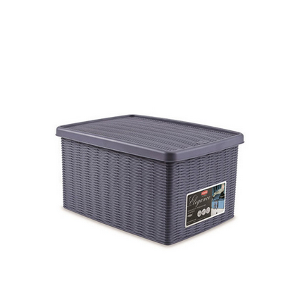 Ящик для зберігання з кришкою Stefanplast ELEGANCE M