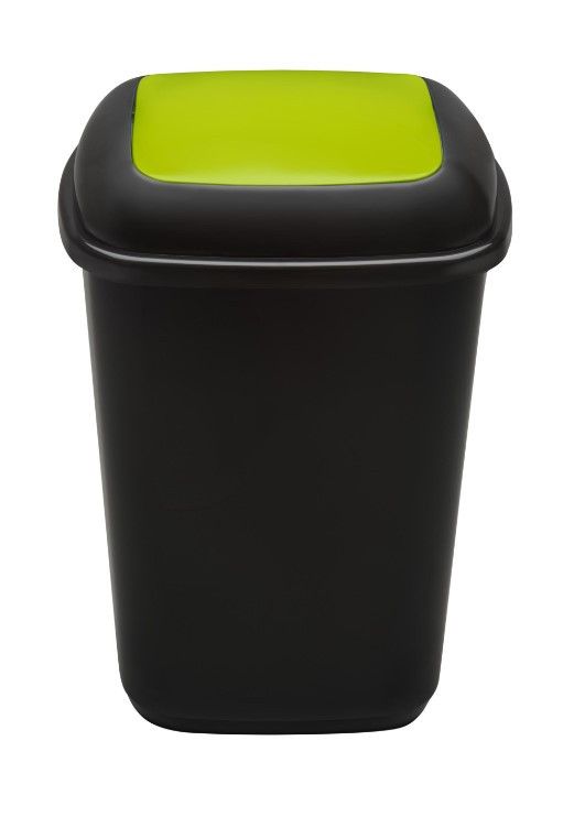 Сміттєвий бак для сортування сміття QUATRO BIN з кришкою, що плаває 12 л Салатовий