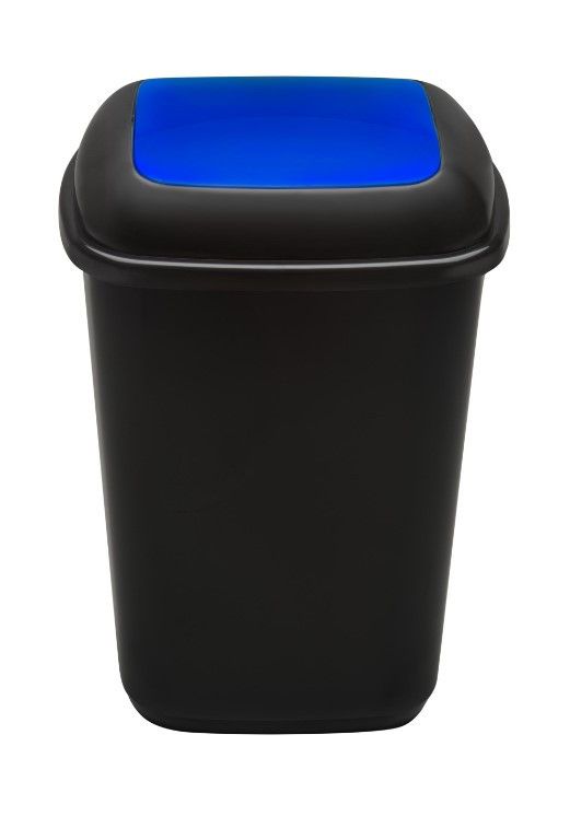 Сміттєвий бак для сортування сміття QUATRO BIN з кришкою, що плаває 45 л Синій
