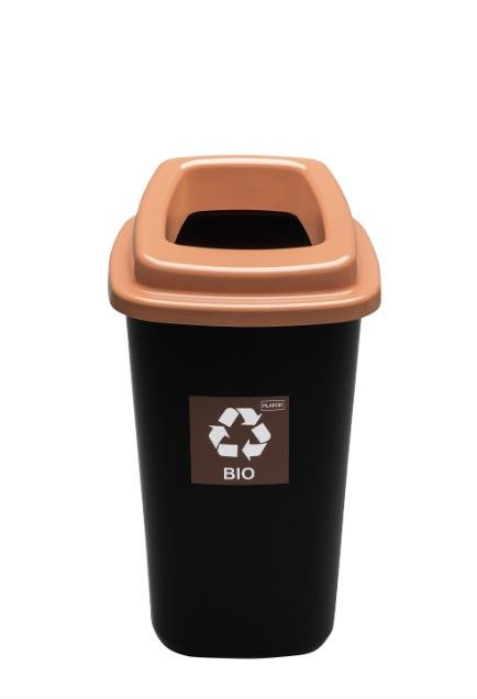 Сміттєвий бак для сортування сміття SORT BIN 45л Коричневий