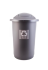 Сміттєвий бак для сортування сміття TOPBIN 50л Сірий