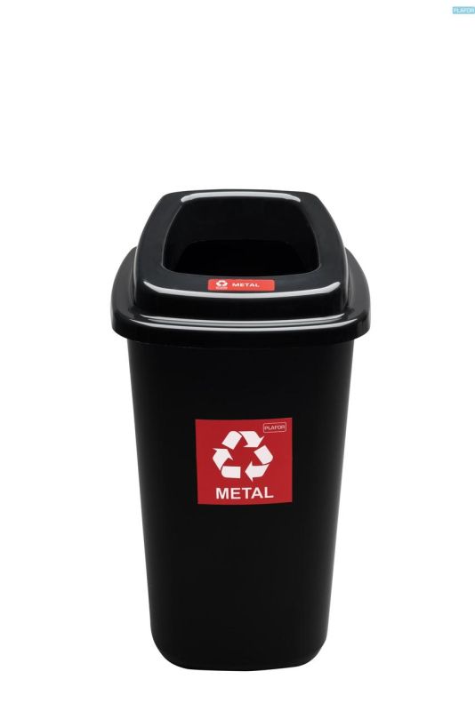 Сміттєвий бак для сортування сміття SORT BIN Black 90л