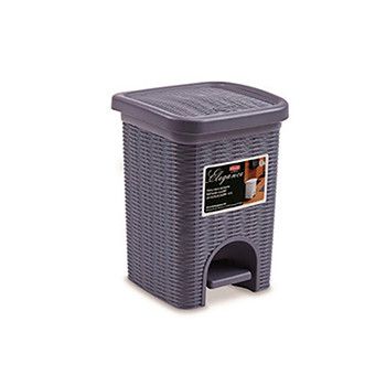 Відро для сміття Stefanplast Elegance 6 л з педаллю Темно-синій