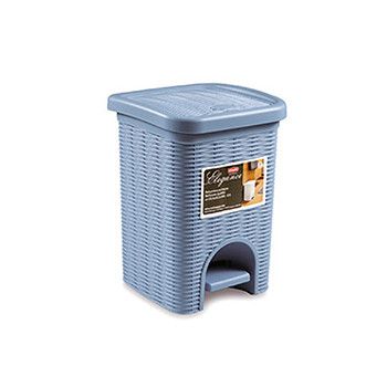 Відро для сміття Stefanplast Elegance 6 л з педаллю Синій
