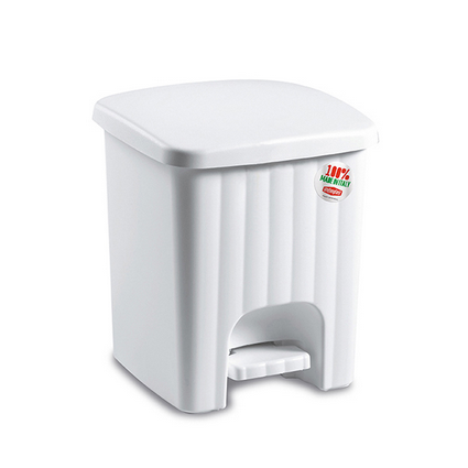 Відро для сміття з педаллю Stefanplast PEDALINA 4.5л Білий