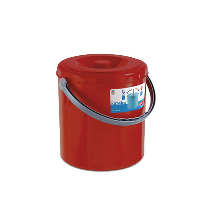 Відро з кришкою Stefanplast EUREKA 25л Червоний