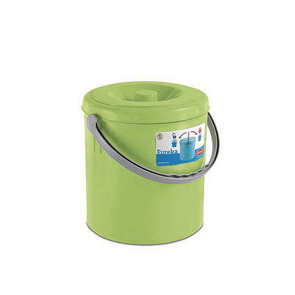 Відро з кришкою Stefanplast EUREKA 25л Зелений