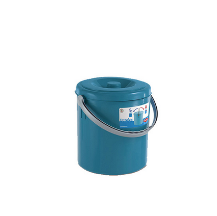 Відро з кришкою Stefanplast EUREKA 15л Синій