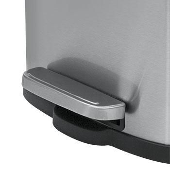 Ведро для мусора с педалью Spirella AKIRA Серебро