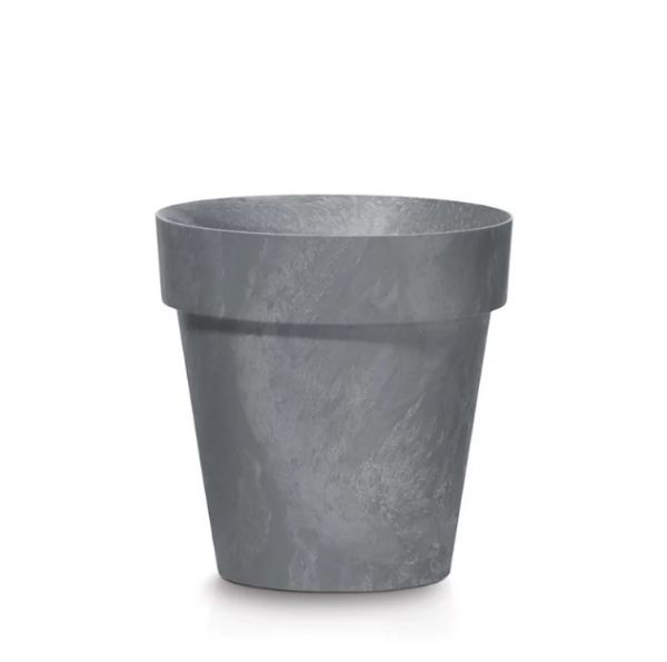 Горщик для квітів Prosperplast Cube Beton Effect 25 см Маренго мармуровий