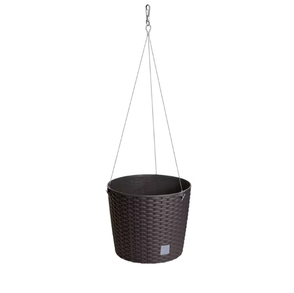 Горщик для квітів підвісний Prosperplast Rato Round WS Коричневий