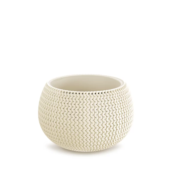 Горщик круглий Prosperplast Splofy Bowl 29 см Крем