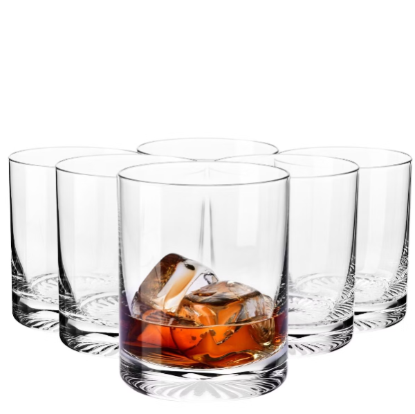 Набір келихів для віскі Krosno Mixology, скло, 300 мл, 6 шт