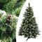 Штучна ялинка з шишками КАРПАТСЬКА з білими кінчиками 230 см
