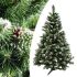 Искусственная елка с шишками КАРПАТСКАЯ с белыми кончиками 230 см