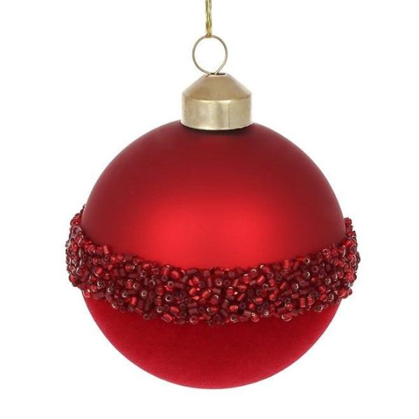 Набір скляних кульок 8 см. 12 шт. 12947