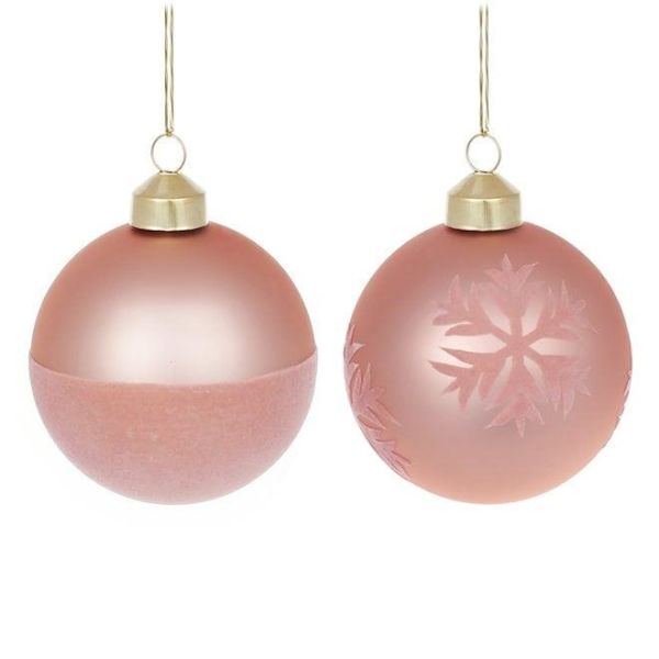 Набір скляних кульок 8 см. 12 шт. 12945