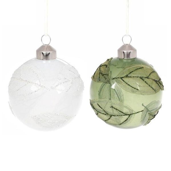 Набір скляних кульок 8 см. 12 шт. 12935