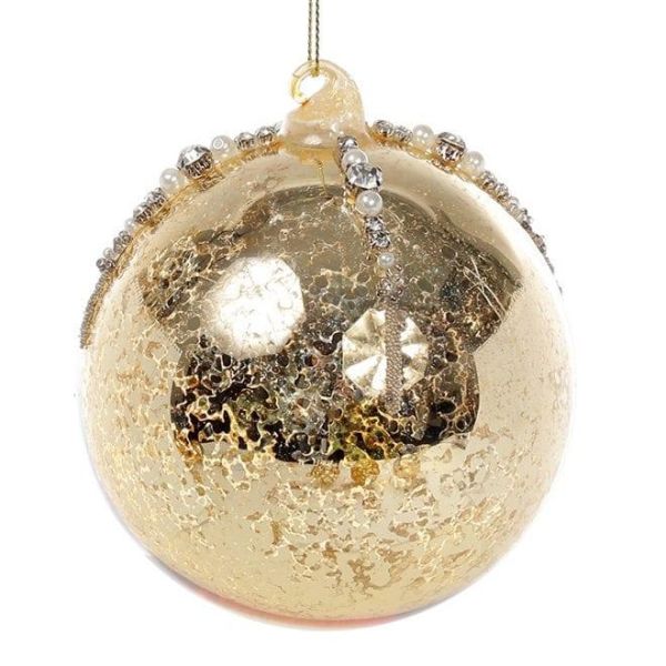 Набір скляних кульок 10 см. 4 шт. 12927