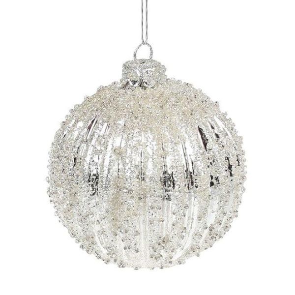 Набір скляних кульок 8 см. 6 шт. 12924