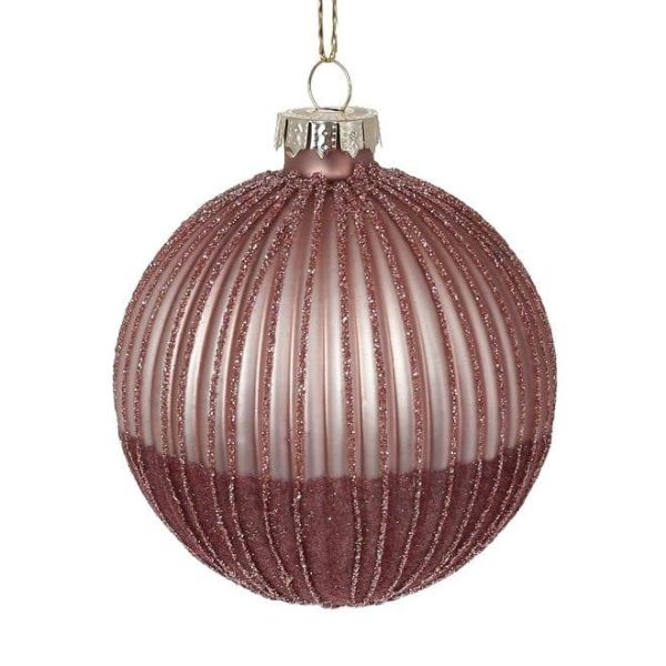 Набір скляних кульок 8 см. 6 шт. 12909