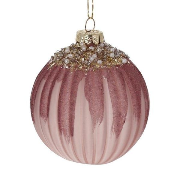 Набір скляних кульок 8 см. 6 шт. 12908