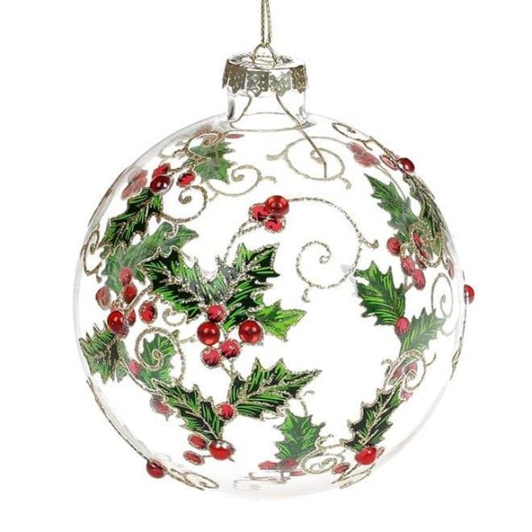 Набір скляних кульок 10 см. 4 шт. 12897