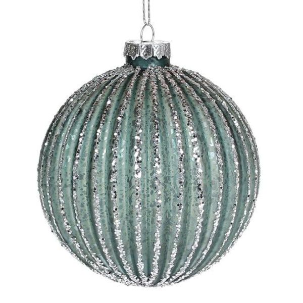 Набір скляних кульок 10 см. 4 шт. 12655