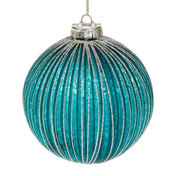 Набір скляних кульок 8 см. 6 шт. 12589