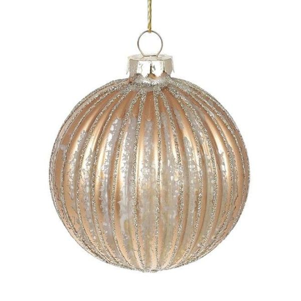 Набір скляних кульок 8 см. 6 шт. 12582