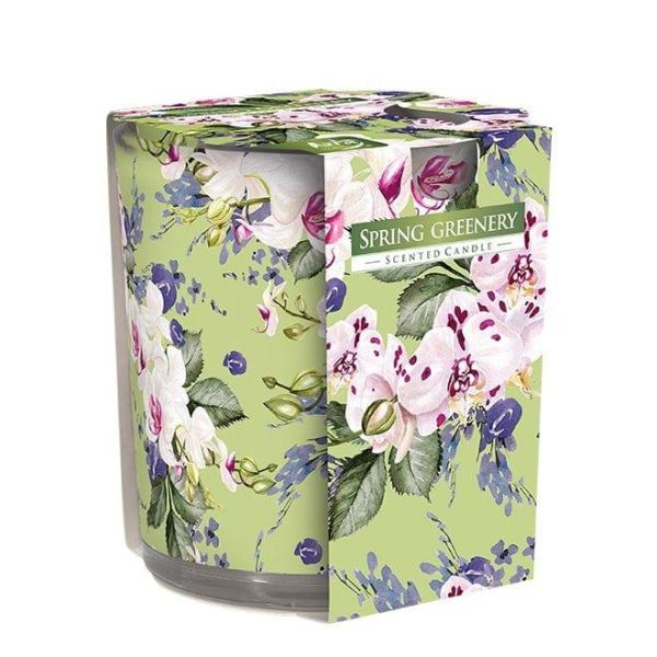 Свічка ароматична Bispol Весняна зелень