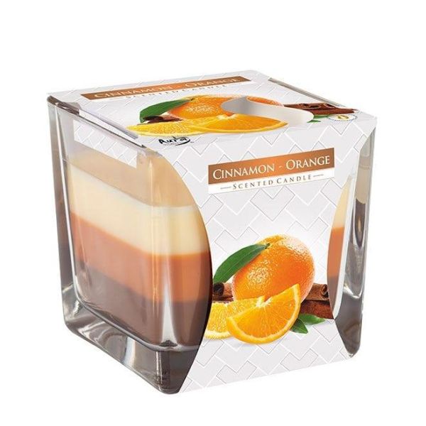 Свічка ароматична Bispol Кориця-Апельсин
