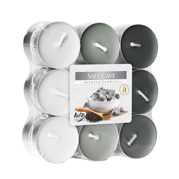 Свічка чайна пігулка ароматична Bispol мікс Заморожені ягоди D-3,9 см. 18 шт.