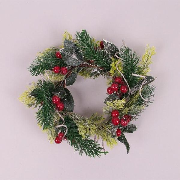 Вінок новорічний 25 см. 75487