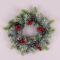 Вінок Новорічний з червоними ягідками 30 см. 75923
