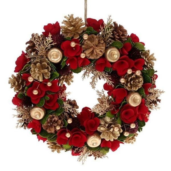 Вінок Новорічний 35 см. 12877